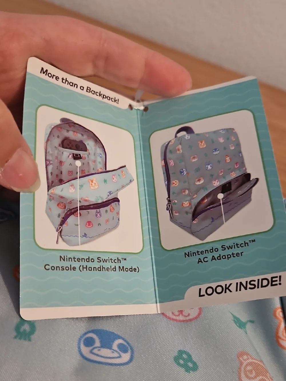 NWT Nintendo Animal Crossing New Horizons Mini Backback For Nintendo Switch - Picture 2 of 6